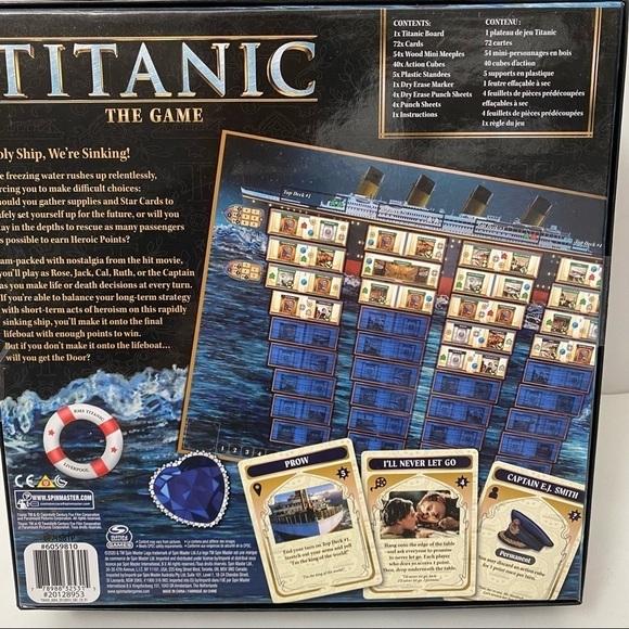 Titanic the Movie Board Game Ages 12+ - Picture 2 of 6